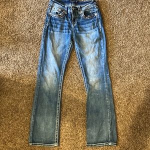 Miss Me Bootcut Jeans-Embroidered sequins